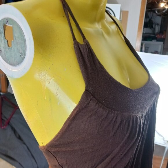 XS women Seduction dress grunge fairycore style dress midi open back - Picture 8 of 10